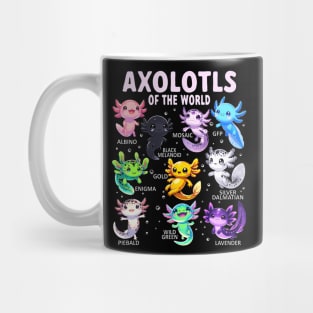 Axolotls Of The World Mug